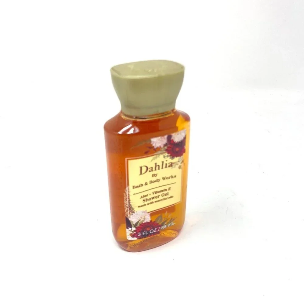 Bath & Body Works Dahlia Travel Size 3 Oz Shower Gel Pear Praline Nourishing